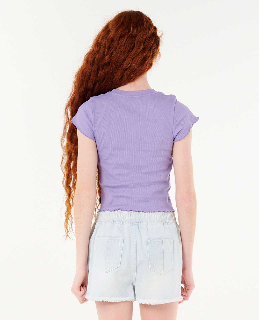 Neon Isles Rib Tee - Girl (8-14 years)