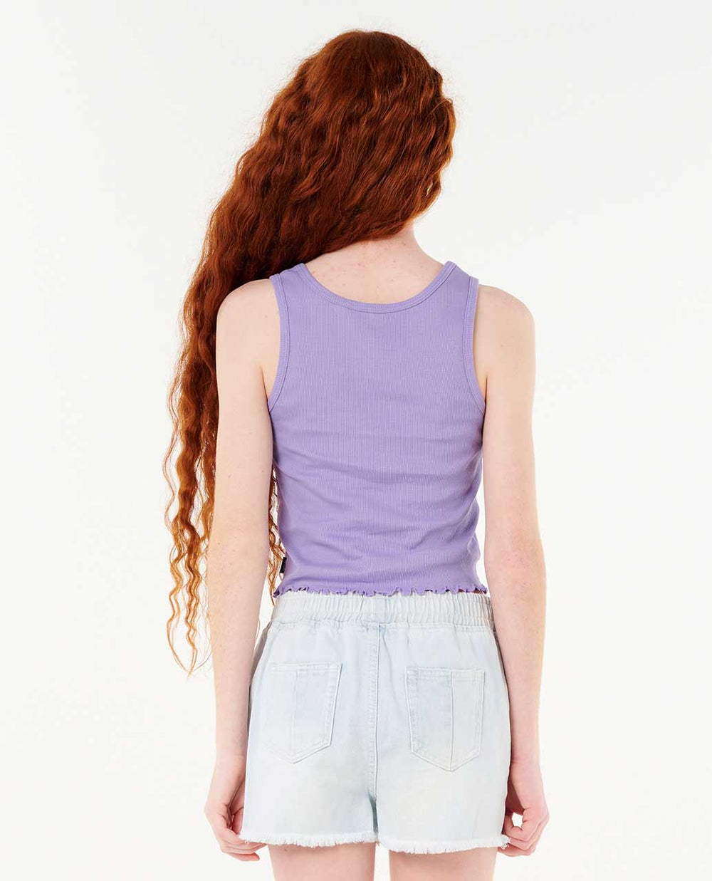 Neon Isles Rib Tank - Girl (8-14 years)