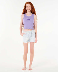 Neon Isles Rib Tank - Girl (8-14 years)