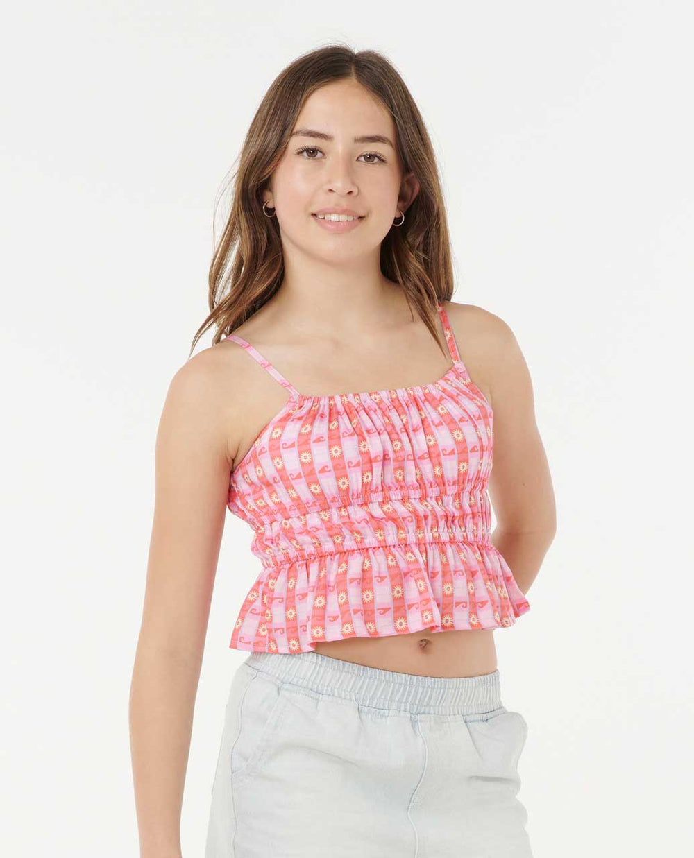 Sunset Check Cami - Girls (8-14 years)