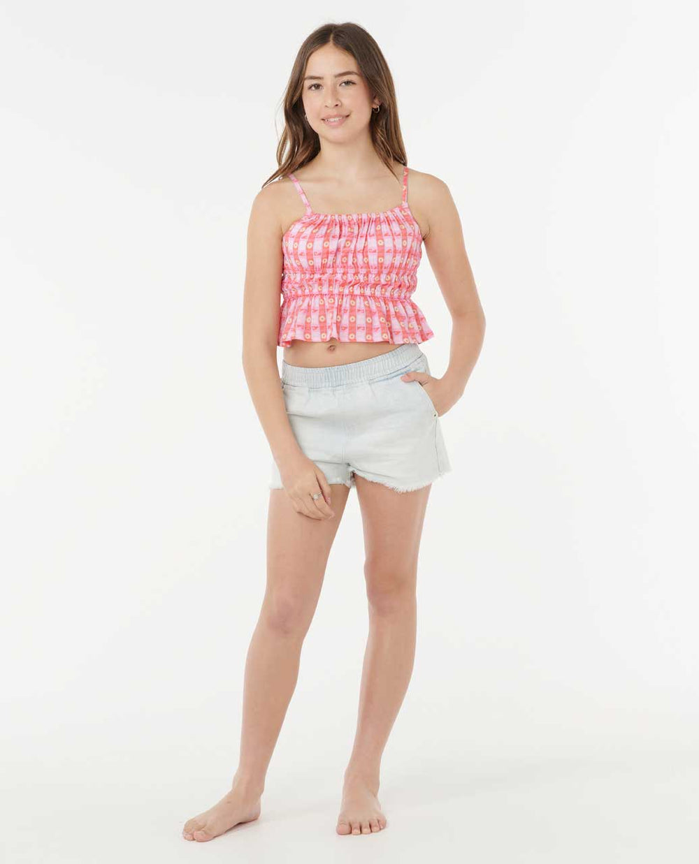 Sunset Check Cami - Girls (8-14 years)