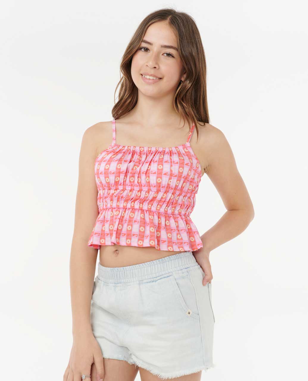 Sunset Check Cami - Girls (8-14 years)