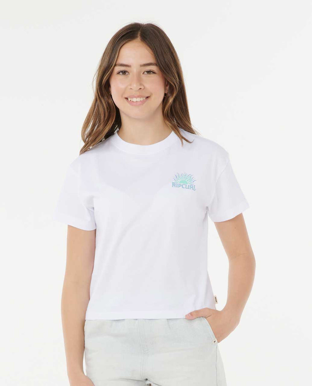 Sunrise Crop Tee - Girls (8-16 years)