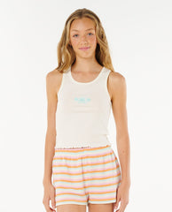 Neon Isles Rib Tank - Girl (8-14 years)