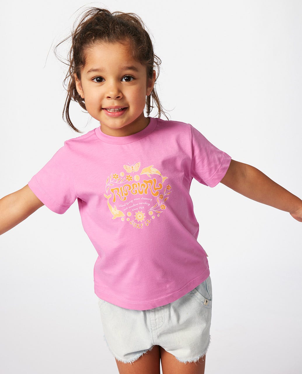 Rainbow Logo Tee-Girl (1-8 years)