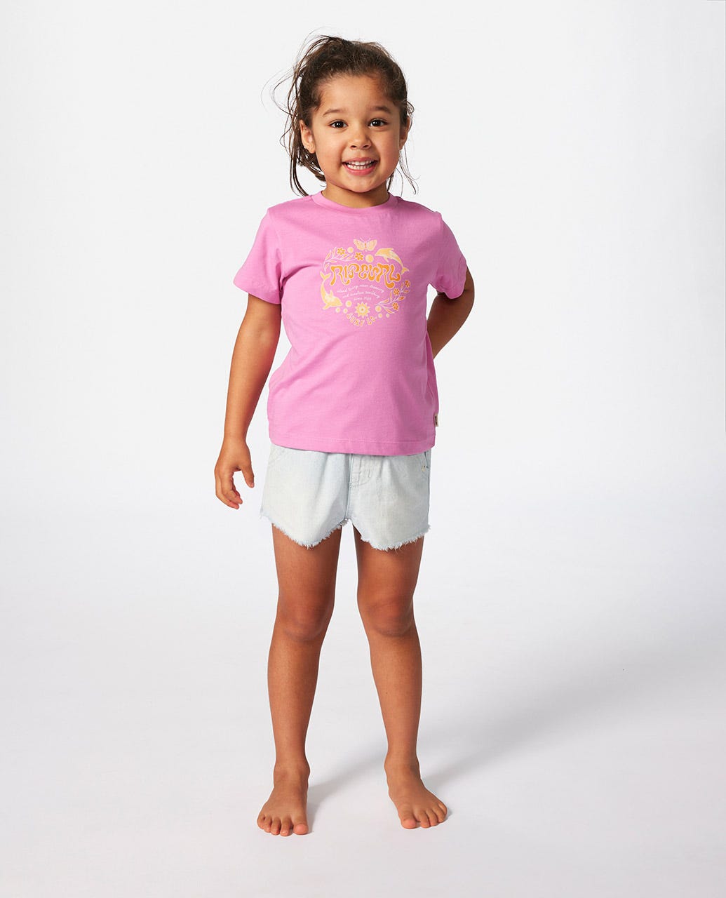 Rainbow Logo Tee-Girl (1-8 years)