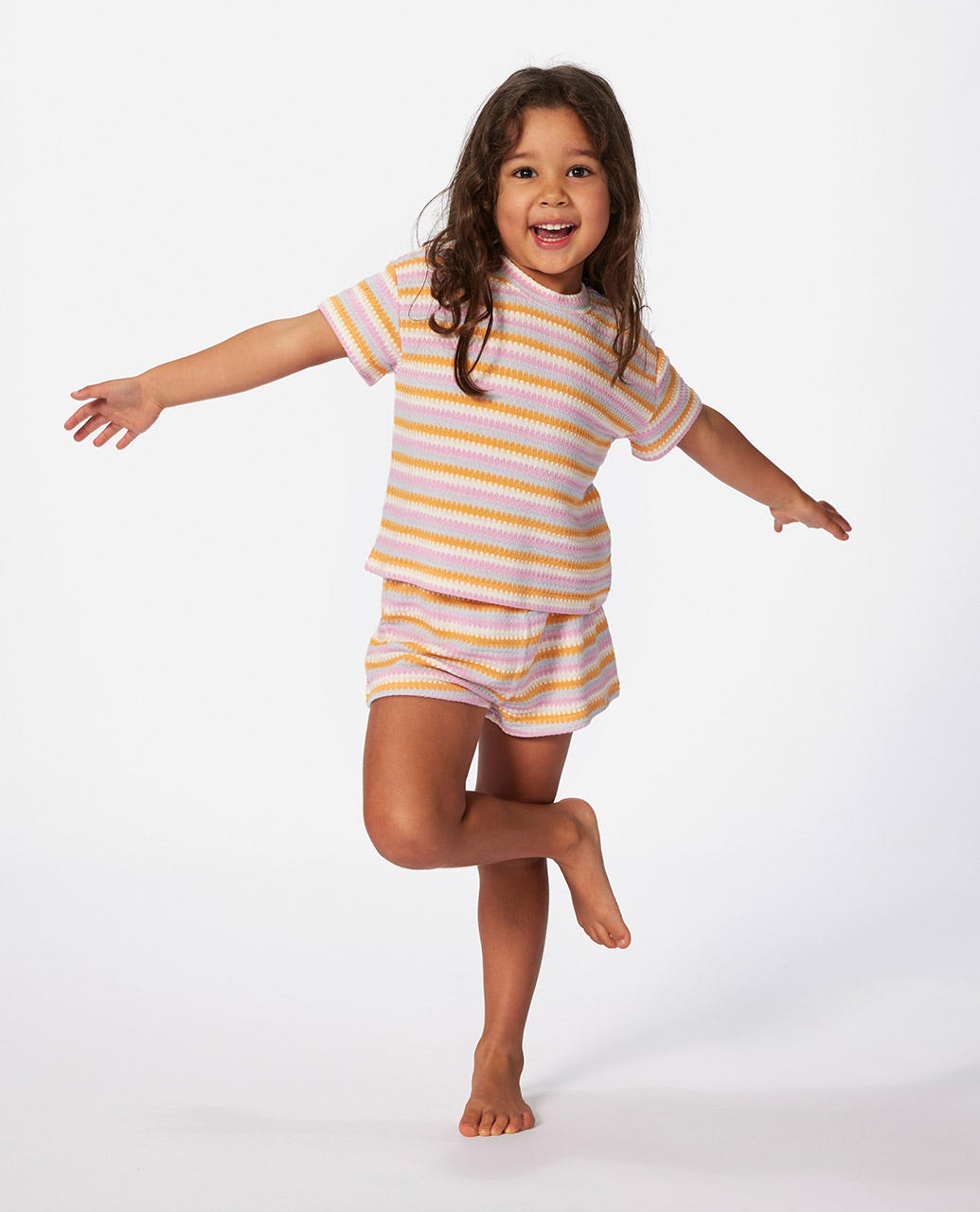 Rainbow Tropic Knit Tee - Girl (1-8 years)