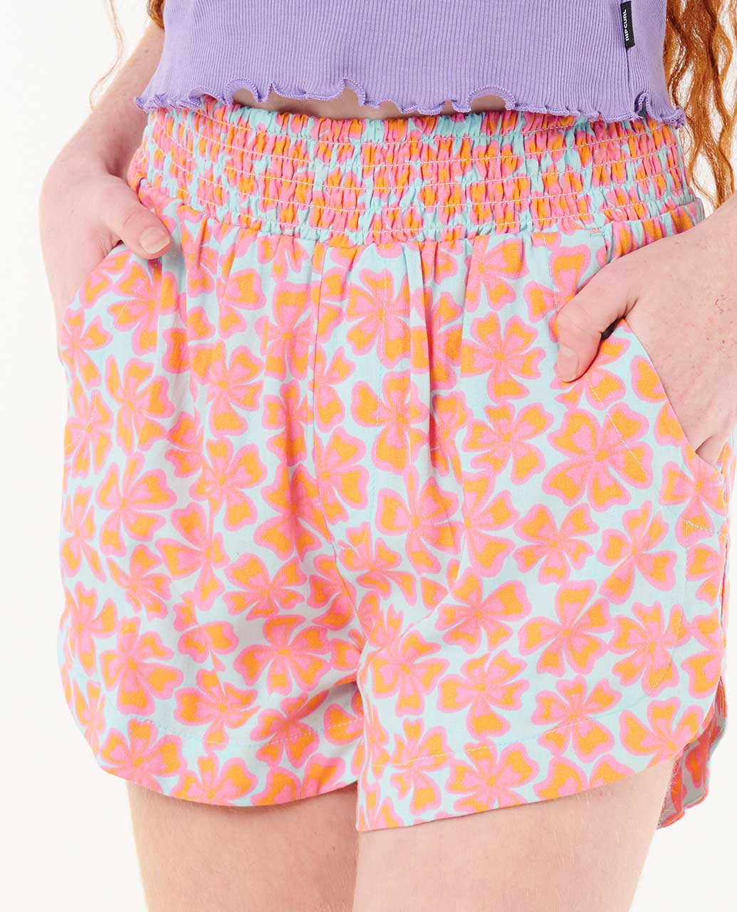 Neon Isles Floral Short - Girl (8-14 years)