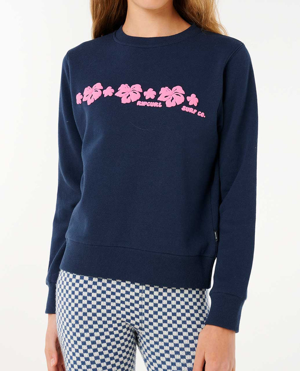 Neon Isles Hibiscus Crew - Girl (8-14 years)