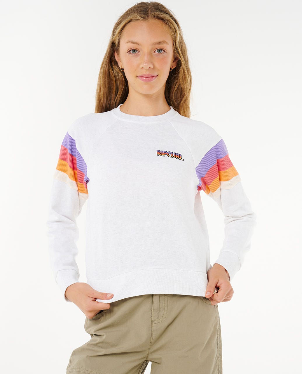 Las Dalias Raglan Crew - Girl (8-14 years)