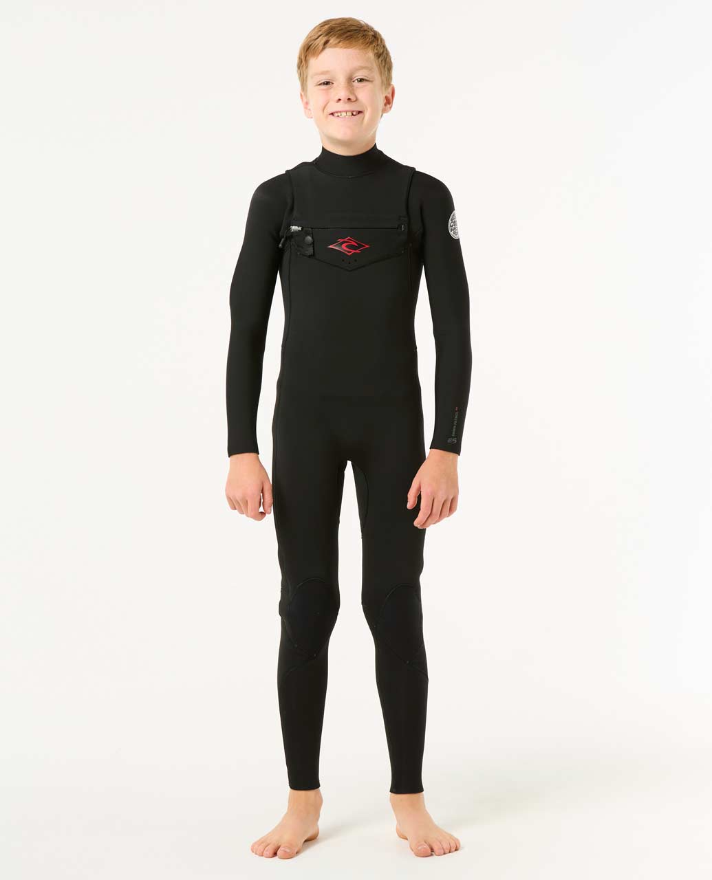 Kids Dawn Patrol 4/3 Chest Zip Steamer