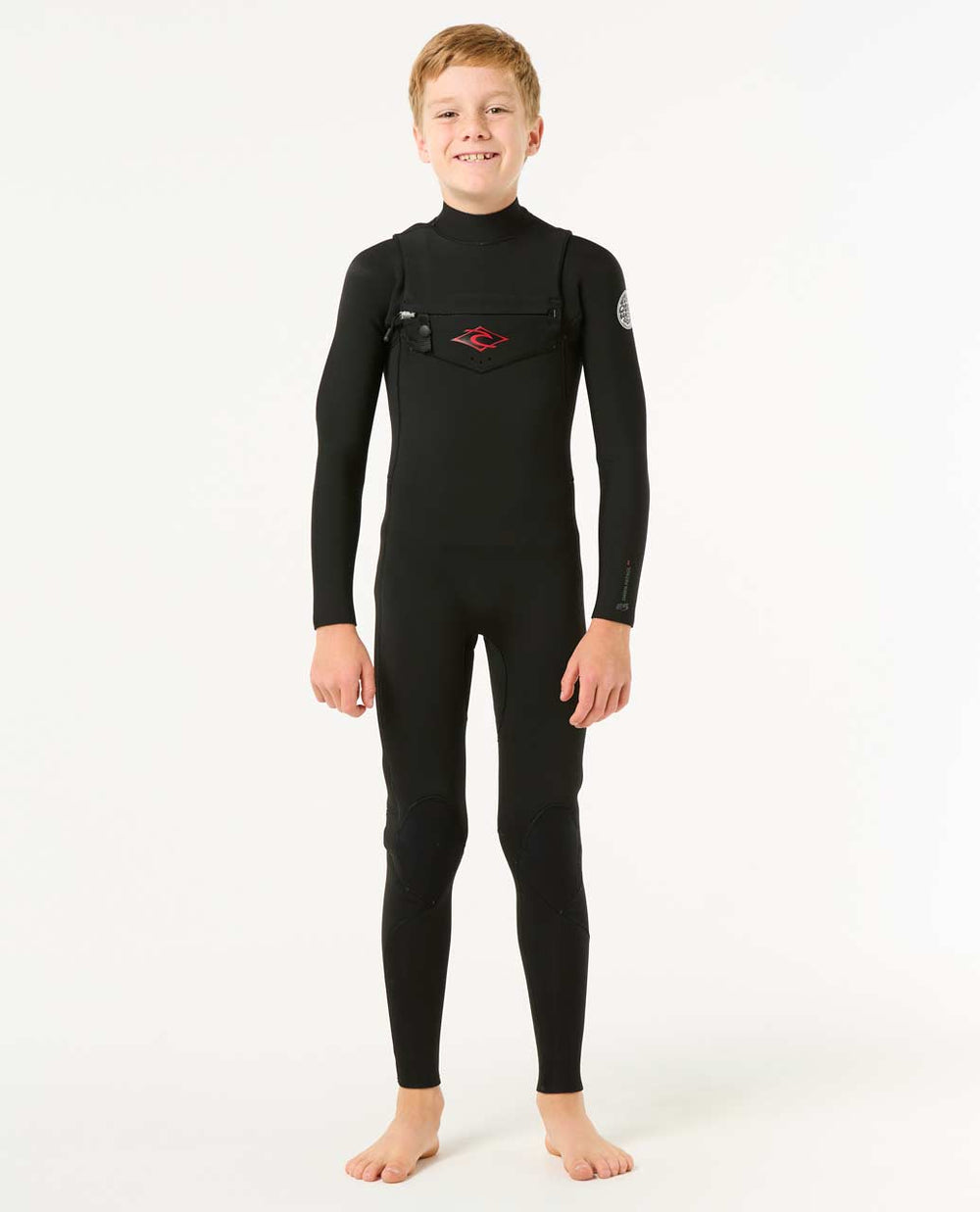 Kids Dawn Patrol 4/3 Chest Zip Steamer