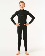 Kids Dawn Patrol 4/3 Chest Zip Steamer