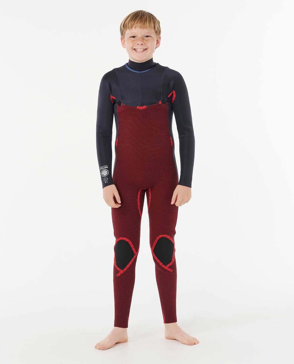 Kids Dawn Patrol 4/3 Chest Zip Steamer