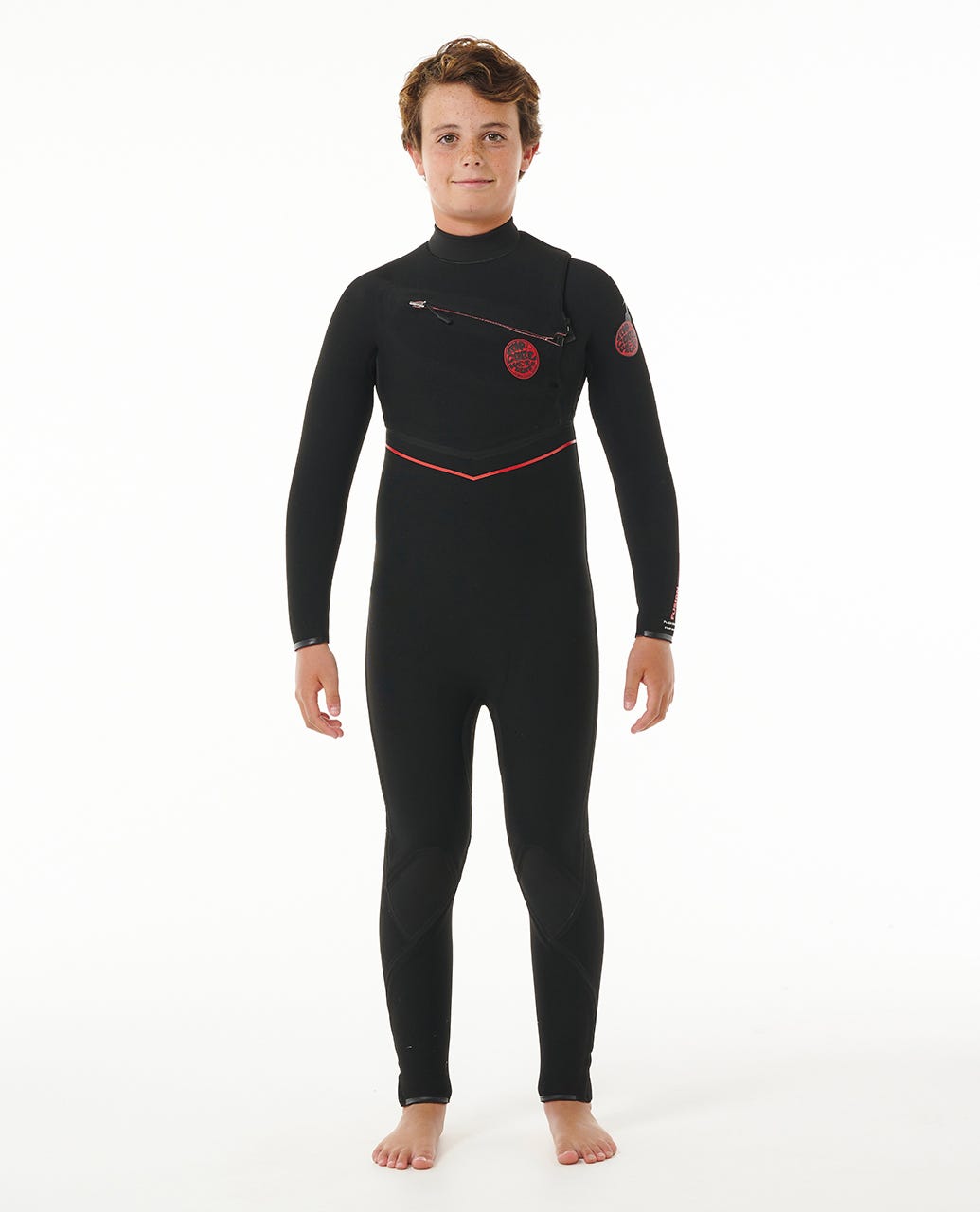 Kids F-Bomb Fusion 3/2 Chest Zip Wetsuit