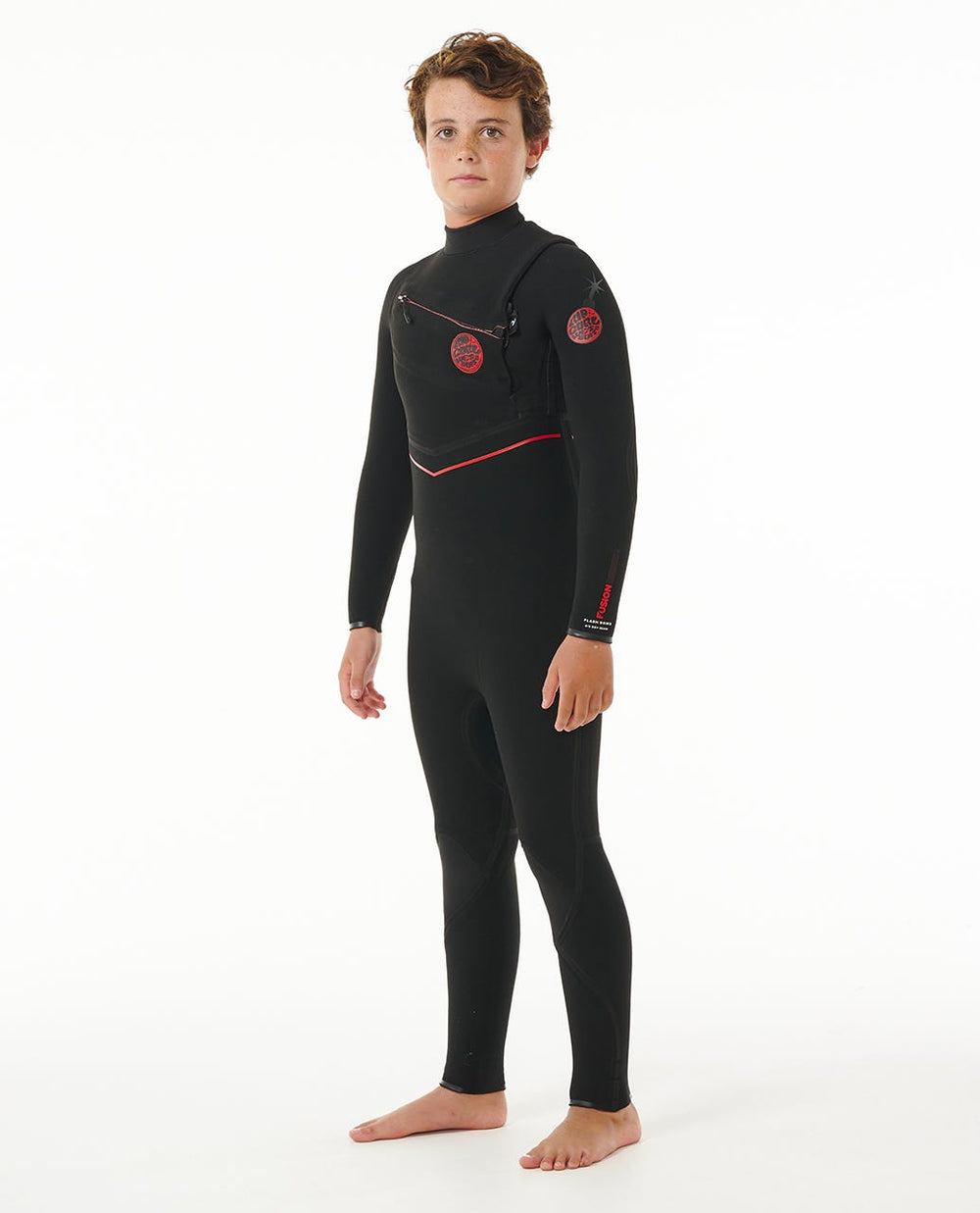 Kids F-Bomb Fusion 3/2 Chest Zip Wetsuit
