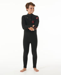 Kids F-Bomb Fusion 3/2 Chest Zip Wetsuit