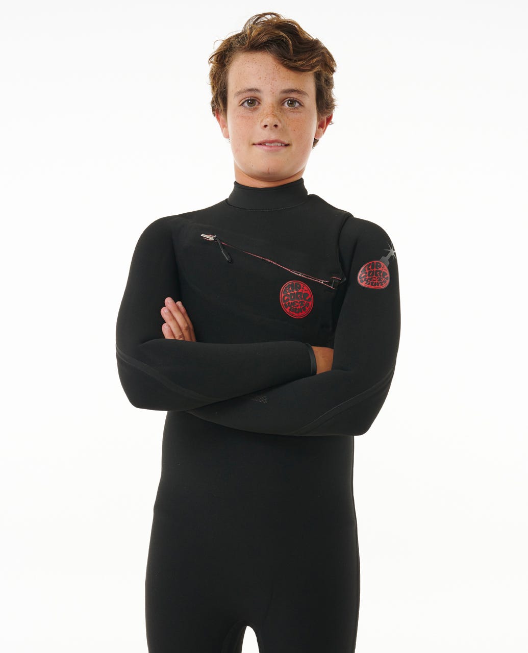 Kids F-Bomb Fusion 3/2 Chest Zip Wetsuit