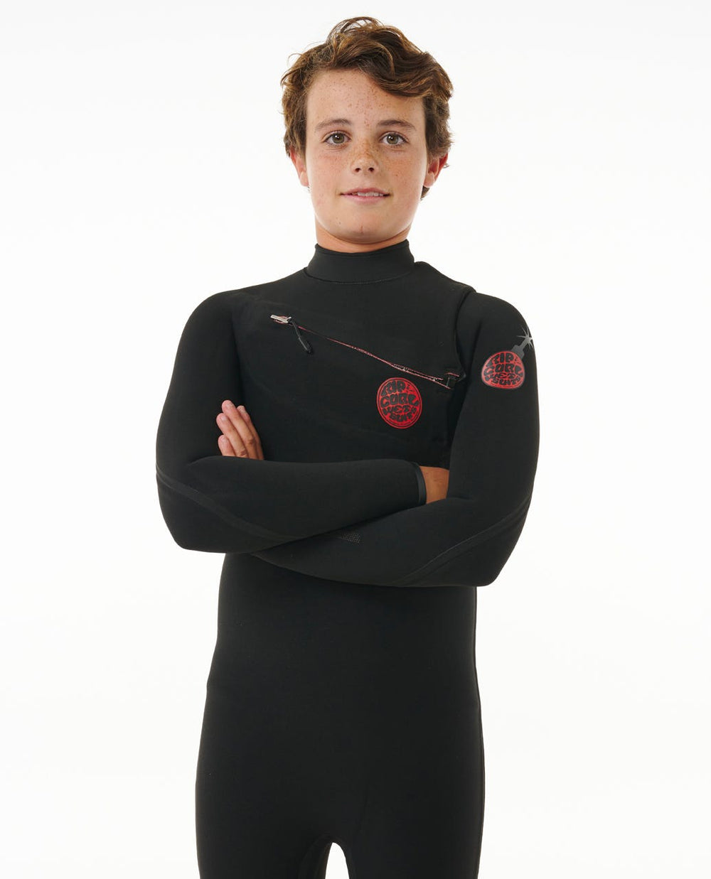Kids F-Bomb Fusion 3/2 Chest Zip Wetsuit