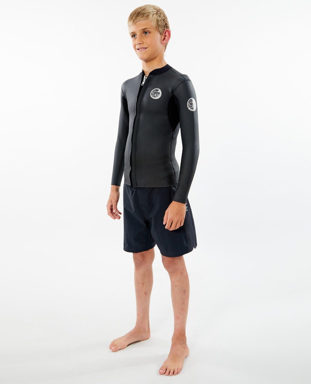 Dawn Patrol Long Sleeve Front Zip Jacket - Boys (8-16 years)