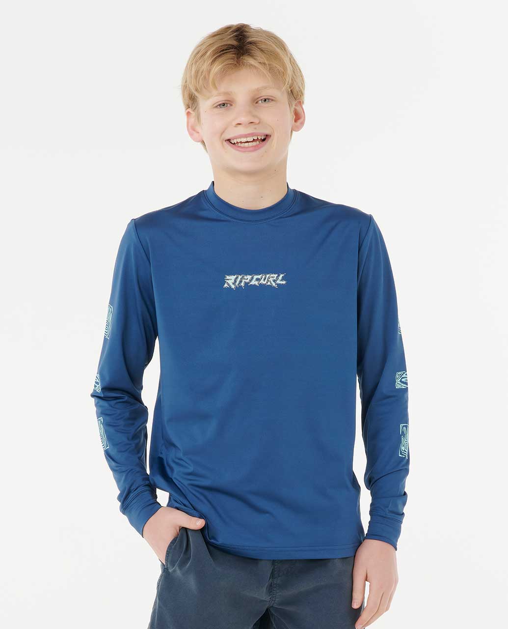 Tropic Daze UPF Long Sleeve Rash Guard - Boys (8-16 years)