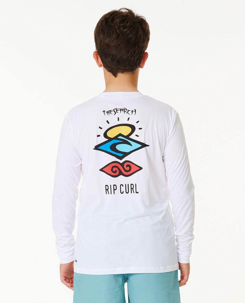 Icons Surflite UV Long Sleeve Rash Vest - Boys (8-16 years)