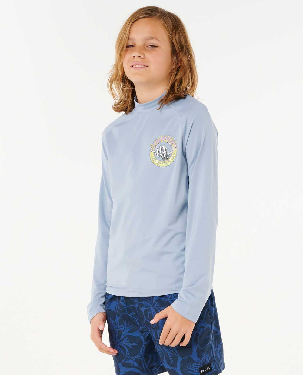 Shred Shakka UPF 50 Long Sleeve Rash Guard- Boys (8-16 years)