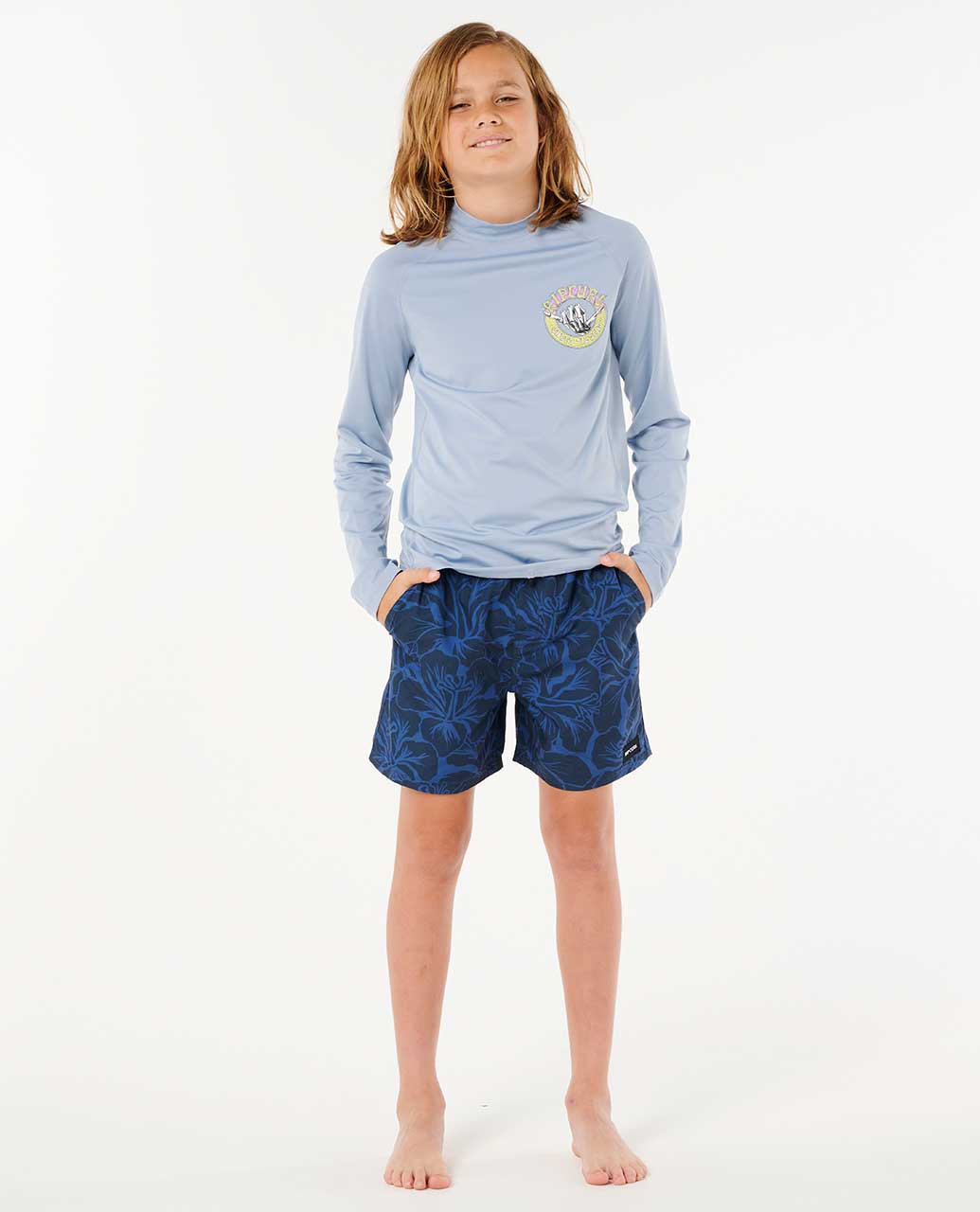 Shred Shakka UPF 50 Long Sleeve Rash Guard- Boys (8-16 years)