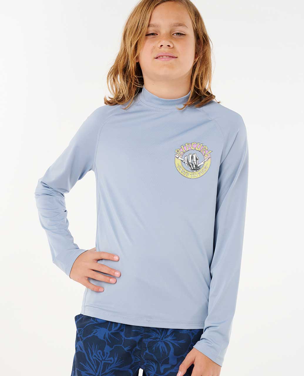 Shred Shakka UPF 50 Long Sleeve Rash Guard- Boys (8-16 years)