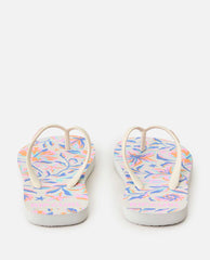 Mixed Bloom Open Toe Sandal - Girls